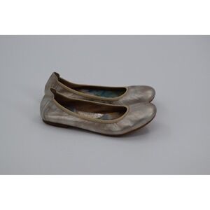 Born Metallic Champagne Gold Leather Ballet Flats Comfort‎ Shoes